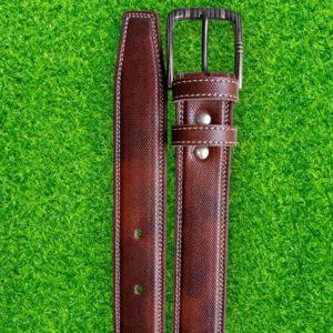 Wholesale Belts for Men – Strong Rexine Belt with Double Stitching