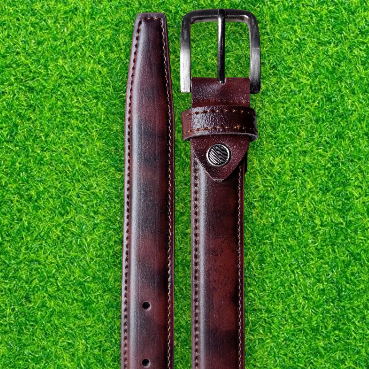 Export-quality kids rexine belt with durable construction.