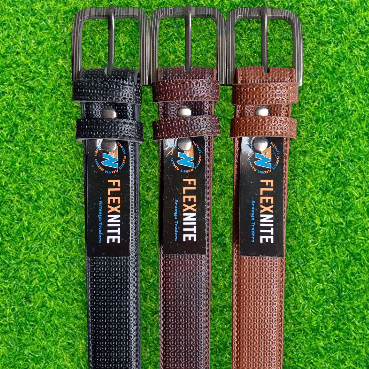 Premium men's rexine belt manufactured by Aramya Traders for wholesale supplier and bulk buyer